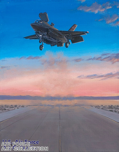 F-35 B Hover Test Edwards AFB